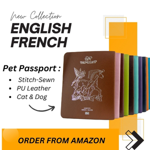 Pet Passport and Vaccine Record Book English/French