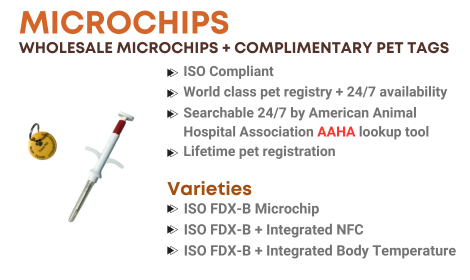 Registe pet microchip for free