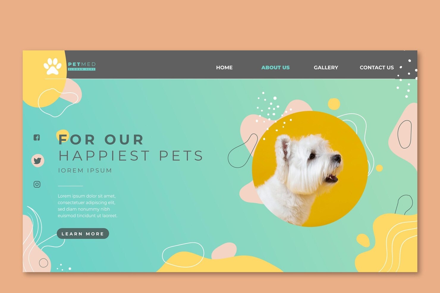 Website designed for breeders