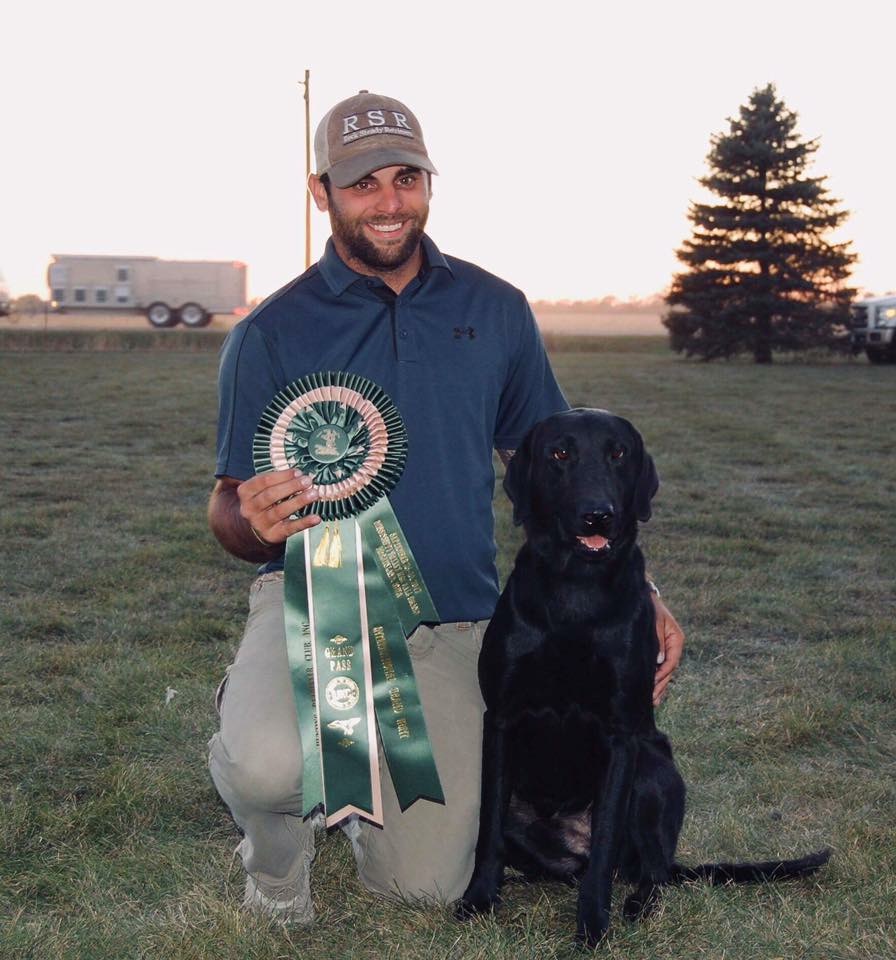 GRHRCH  Rock Steady's Slicker Than Black Ice MH | Black Labrador Retriver