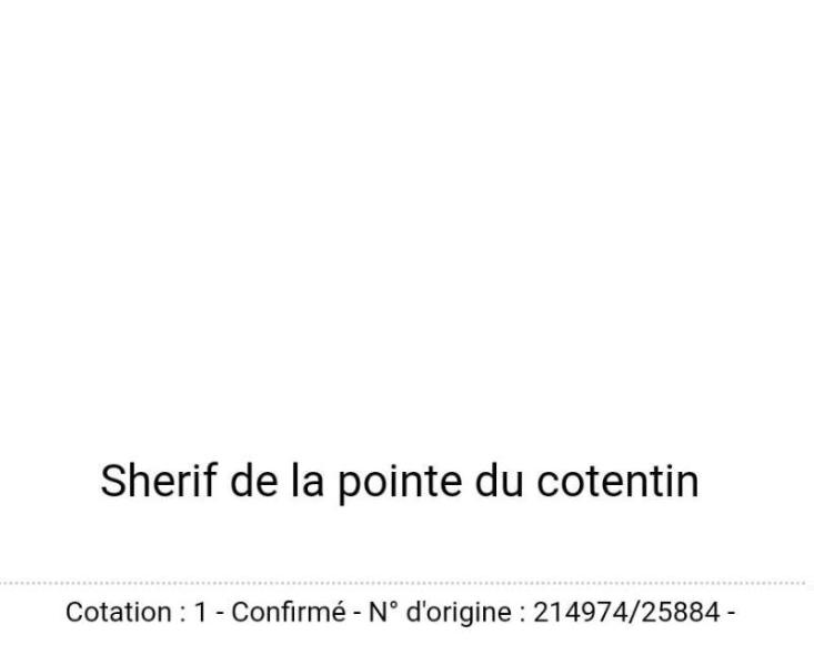 SHERIF de la pointe du Cotentin | Brittany 