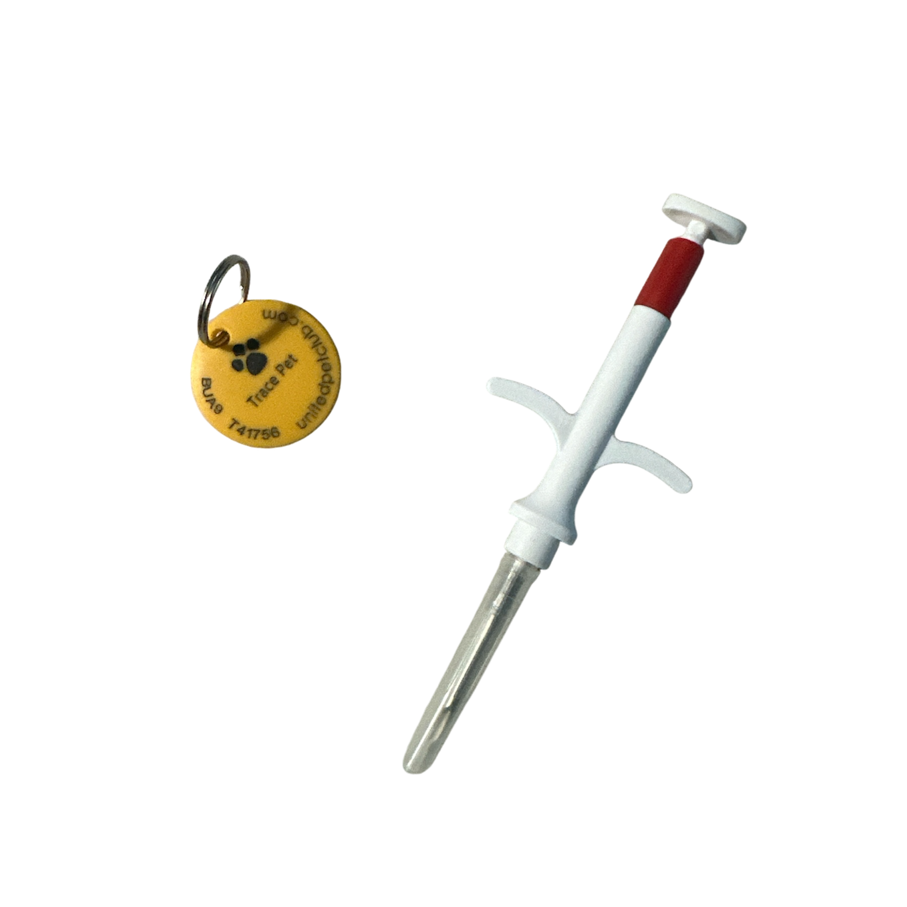 United Pet Club Single User animal Microchip + Standard Pet Tag