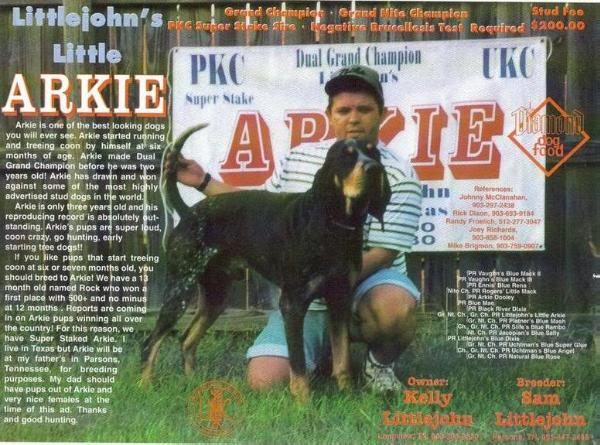 LittleJohn's Little Arkie | Bluetick Coonhound 